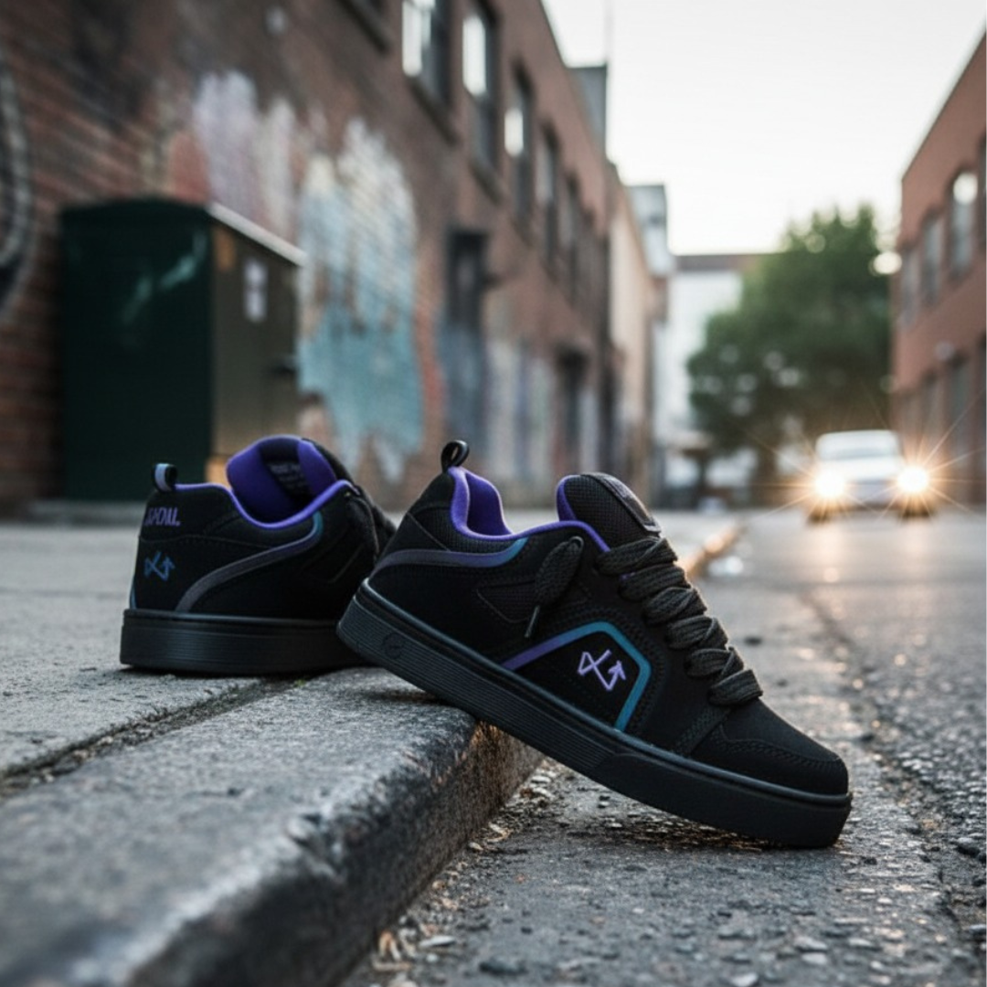 Calzado deportivo Lokal Skate Unisex Negro