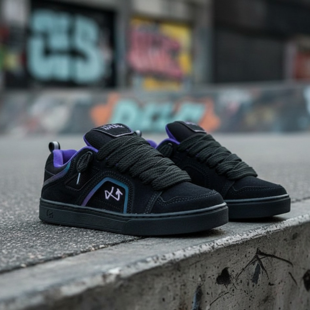 Calzado deportivo Lokal Skate Unisex Negro