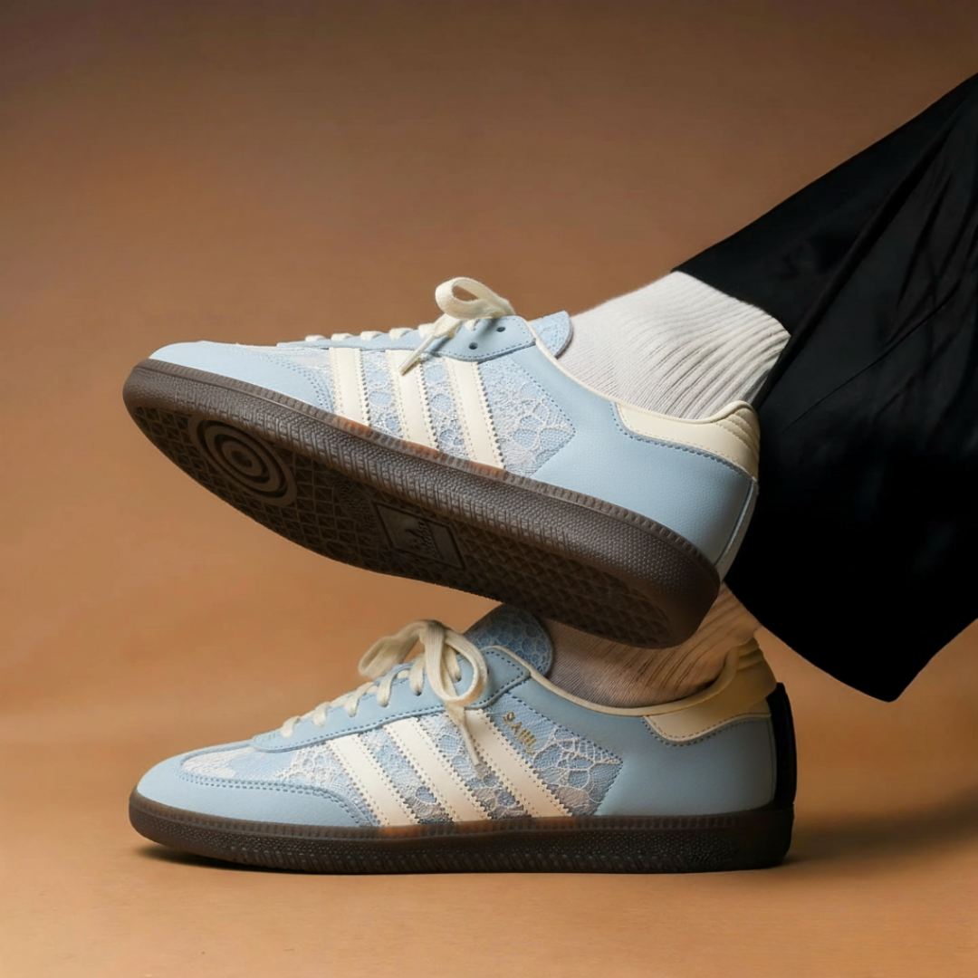 Calzado deportivo Samba Classic Encaje Celeste