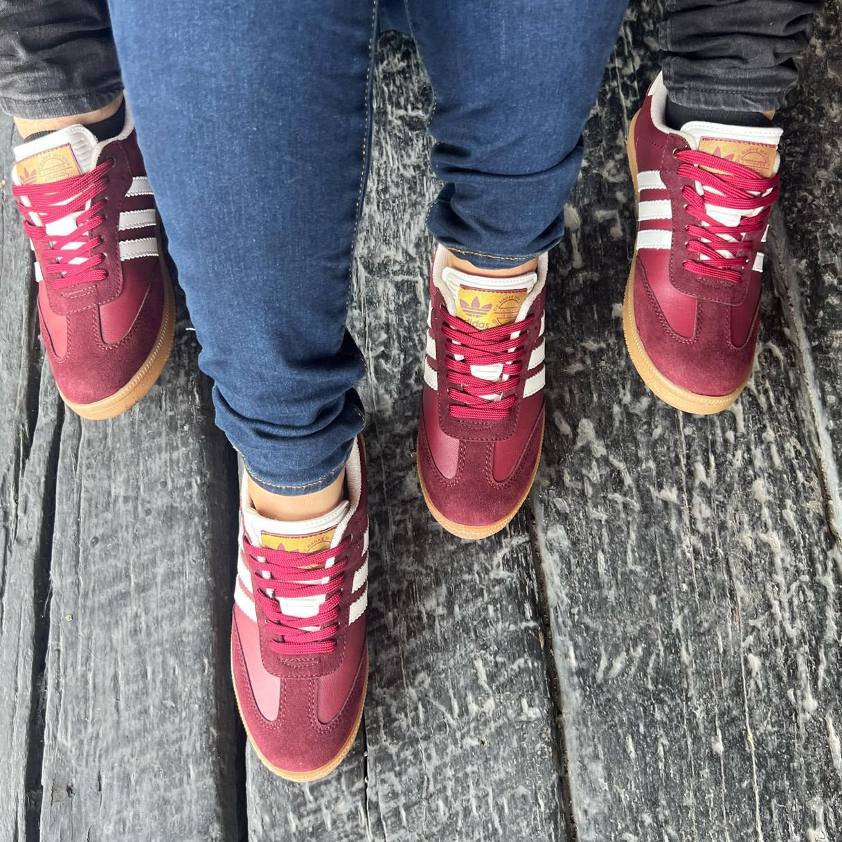 Calzado deportivo Samba Classic Triple A vinotinto
