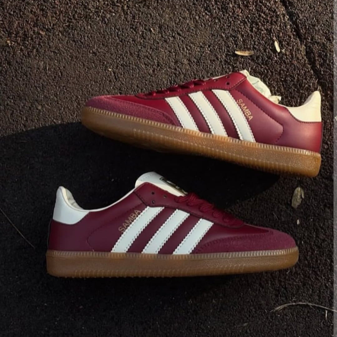 Calzado deportivo Samba Classic Triple A vinotinto