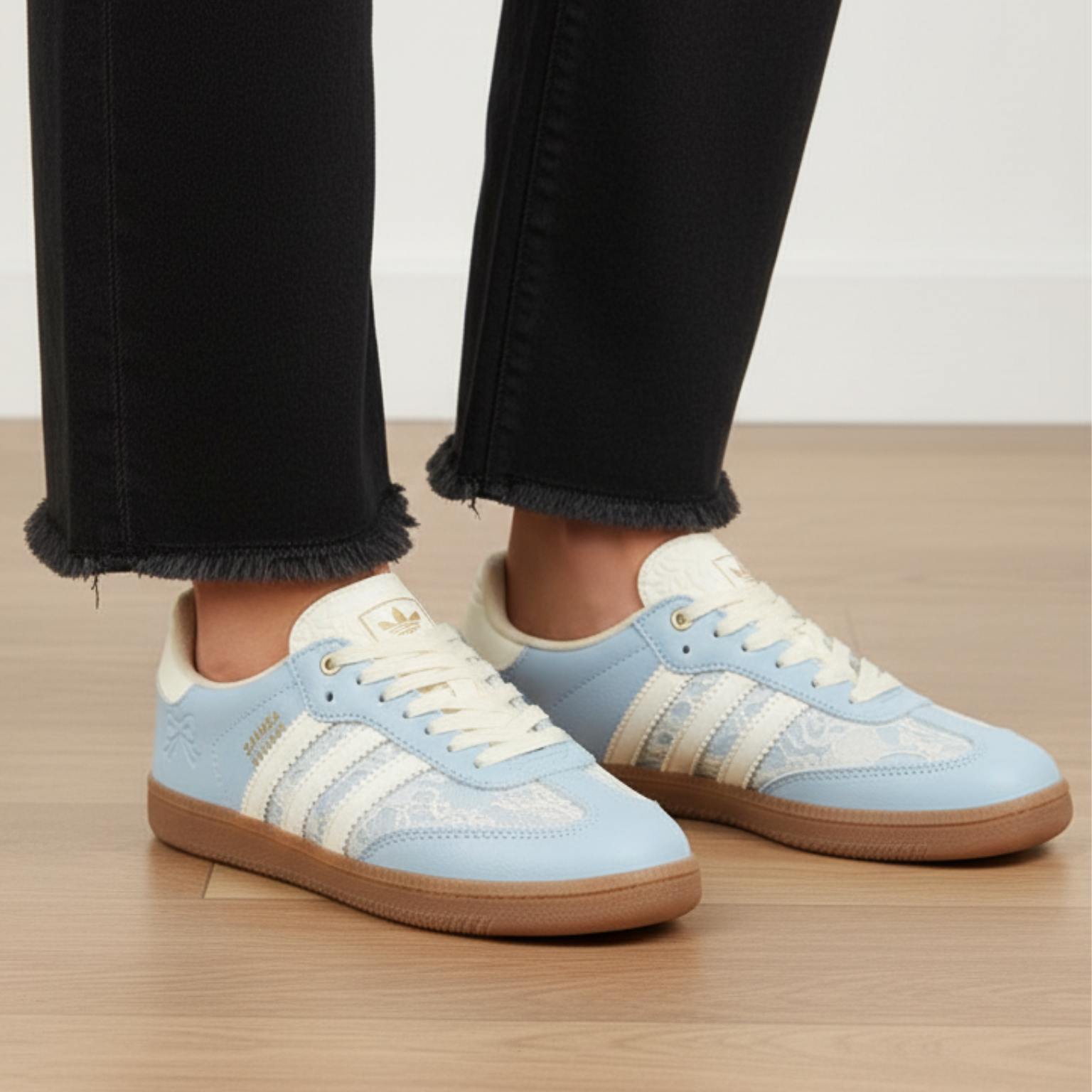 Calzado deportivo Samba Classic Encaje Celeste