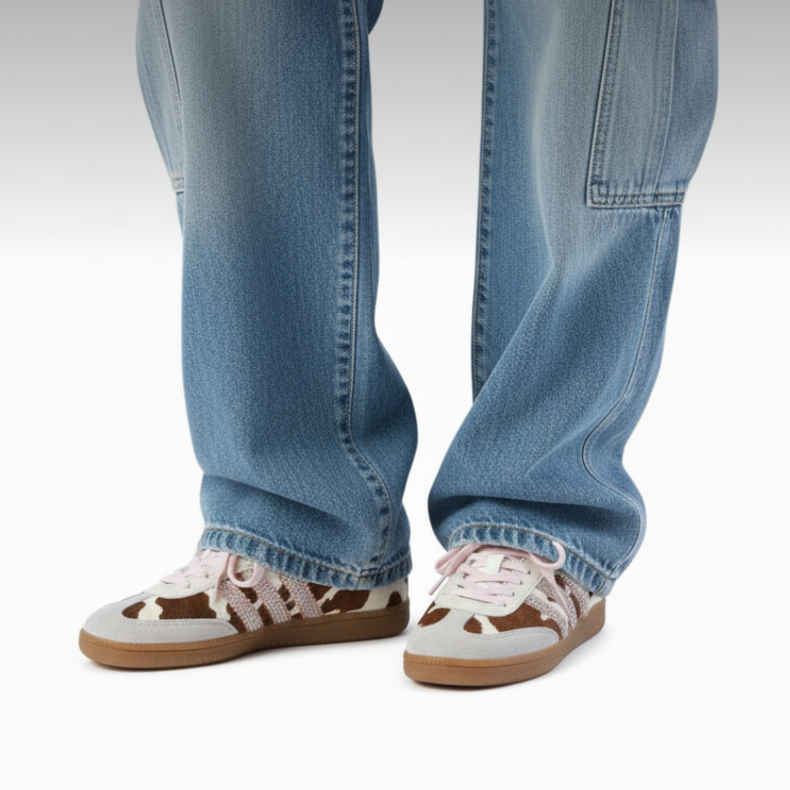 Calzado deportivo Samba Vaca Marron beige